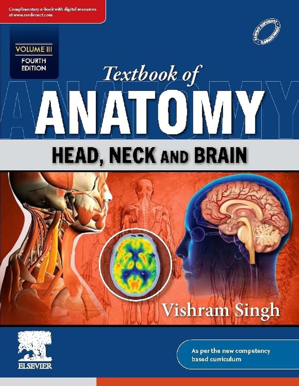Textbook of Anatomy: Head,Neck and Brain,Vol III,4e